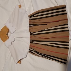 1 month firl burberry dress